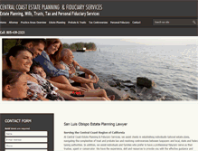 Tablet Screenshot of coastfiduciarylaw.com